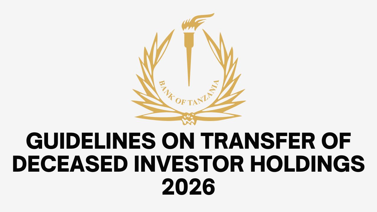 GUIDELINES ON TRANSFER OF DECEASED INVESTOR HOLDINGS